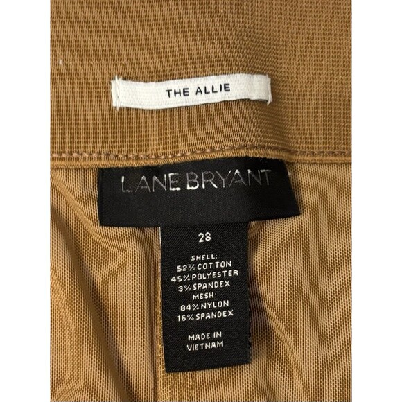 LANE BRYANT The Allie Skinny Ankle Power Pockets Pants Carmel Brown Women 28 NEW - Picture 3 of 14